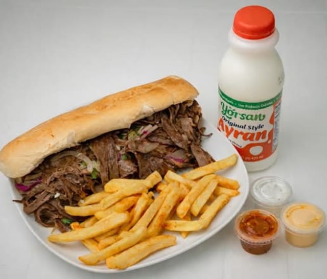 Mixed Sandwich Combo with Ayran.