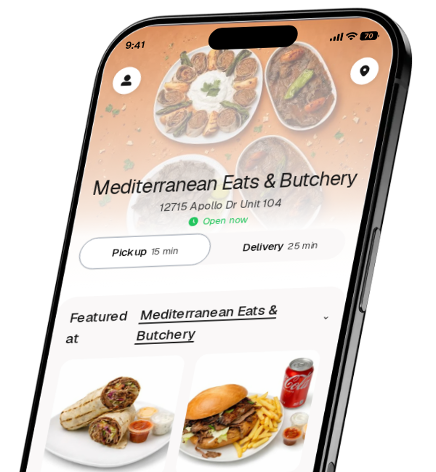 Mediterranean Eats & Butchery app preview