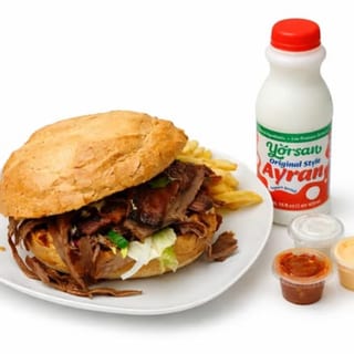 Beef and Lamb Tombik Combo with Ayran