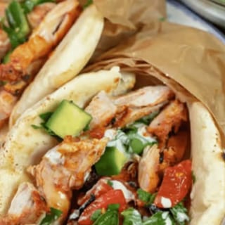 Chicken Pita Combo with Ayran