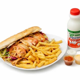Chicken Sandwich Combo with Ayran
