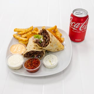 Beef and Lamb Pita Combo