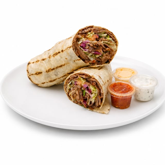 Beef and Lamb Wrap.
