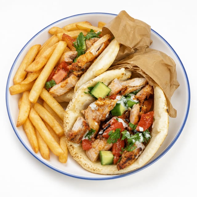 Chicken Pita Combo.