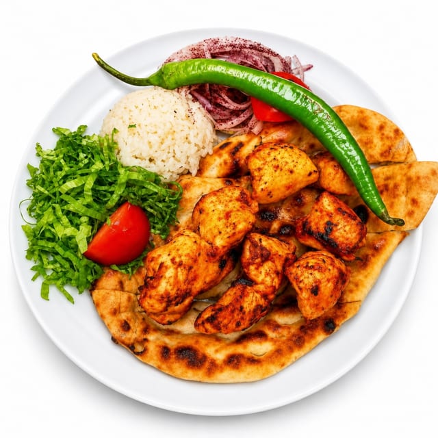 Chicken Skewer Kabob.