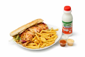 Chicken Sandwich Combo (Ayran)