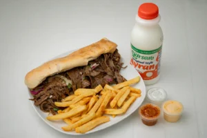 Beef & Lamb Sandwich Combo (Ayran)